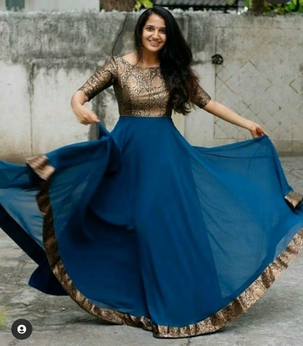 Georgette Party wear Gown
